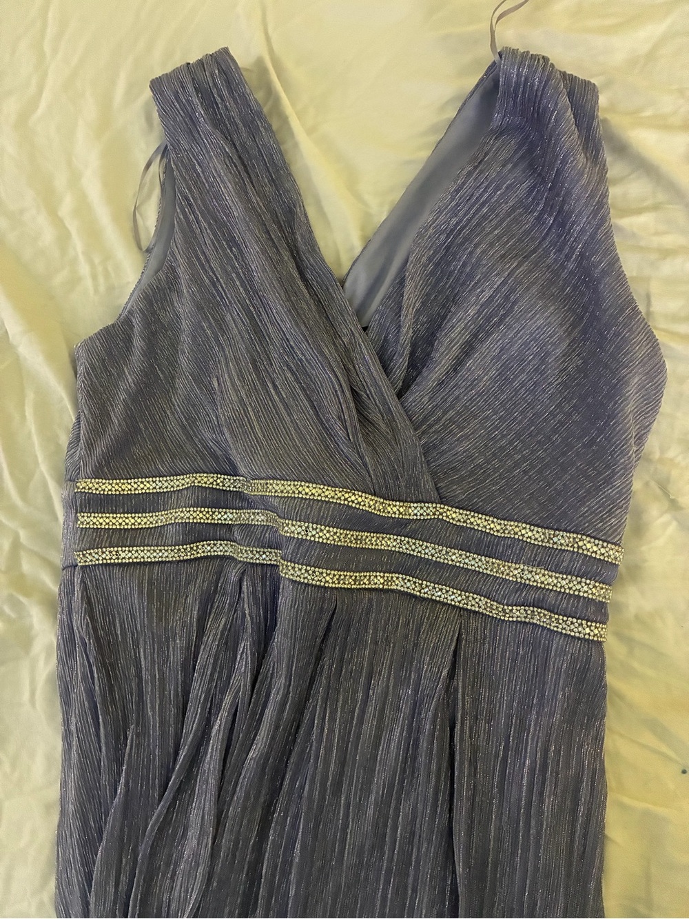 Purple Lurex Glitter Dress